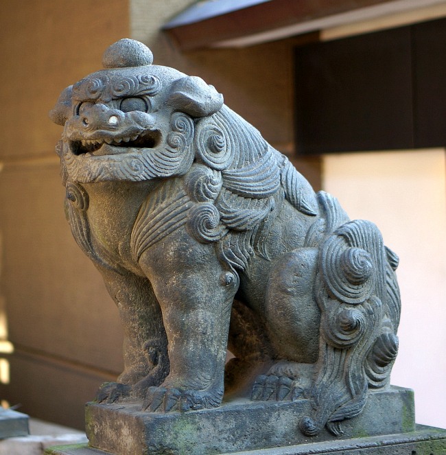 小野照先神社の狛犬